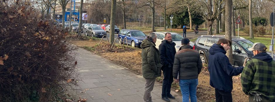 Illegale Parkplätze am Mainzer Fichteplatz werden zu Grünflächen