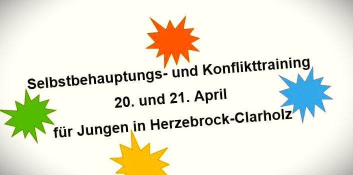 Selbstbehauptungs- und Konflikttraining: Kurs am 20. und 21. April für Jungen in Herzebrock-Clarholz