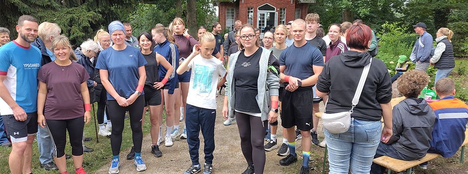 Spendenlauf beim Parkfest für Bikepark in Groß Trebbow mit vielen Gewinnern