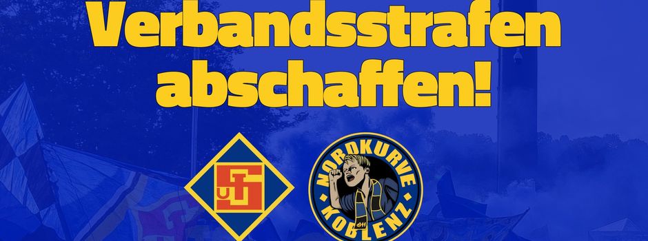 Fanszene der TuS Koblenz schließt sich  Initiative gegen Pyro-Strafen an