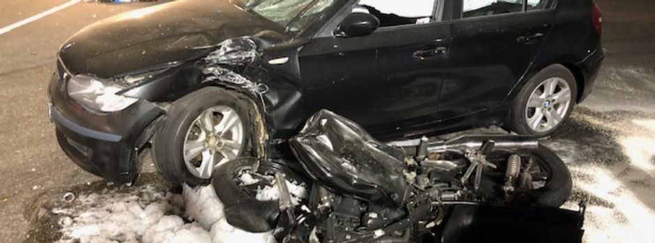 Familienvater wurde bei Unfall auf der B9 Höhe Gimbsheim tödlich verletzt