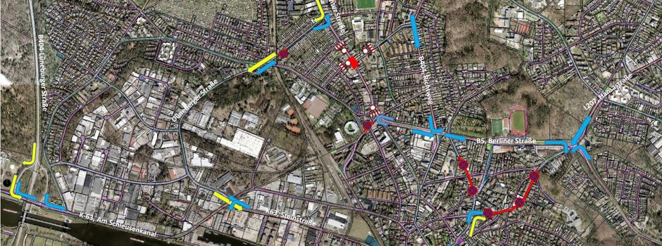 B404-Baustelle: Autofahrende ignorieren Einbahnstraßen-Regelung und Vollsperrung