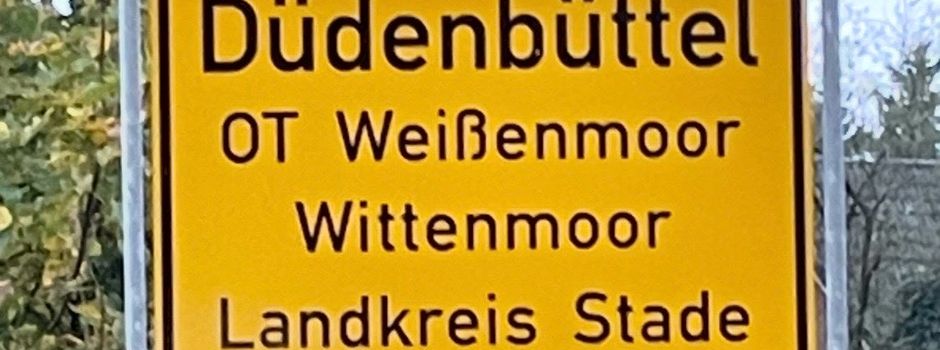 Straßenunterhaltungsmaßnahme in Weißenmoor