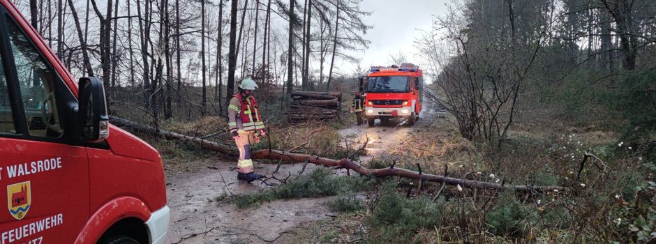 Feuerwehren im Heidekreis durch Sturmtief Zoltan gefordert