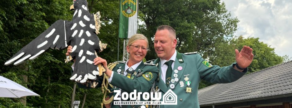 Wir sind Königin - Yvonne Korbach holt mit dem 400. Schuss den Vogel runter