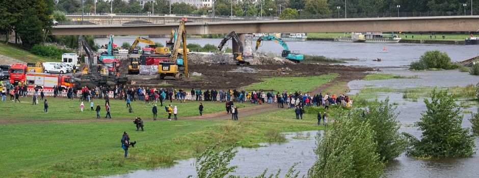 Abrissarbeiten an eingestürzter Brücke vorerst beendet