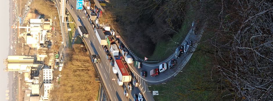 Nach Unfall: Hechtsheimer Autobahntunnel teilweise gesperrt