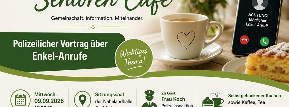 Grolsheimer Senioren-Café: Sicher am Telefon – Schutz vor Enkel-Anrufen
