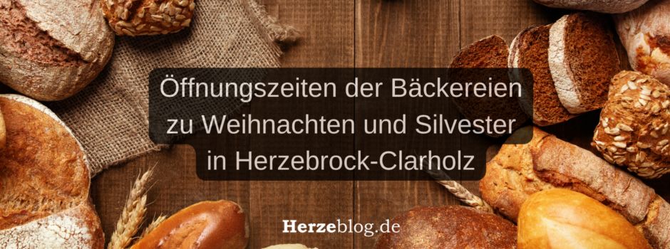 Bäckereien in Herzebrock-Clarholz zu Weihnachten und Silvester