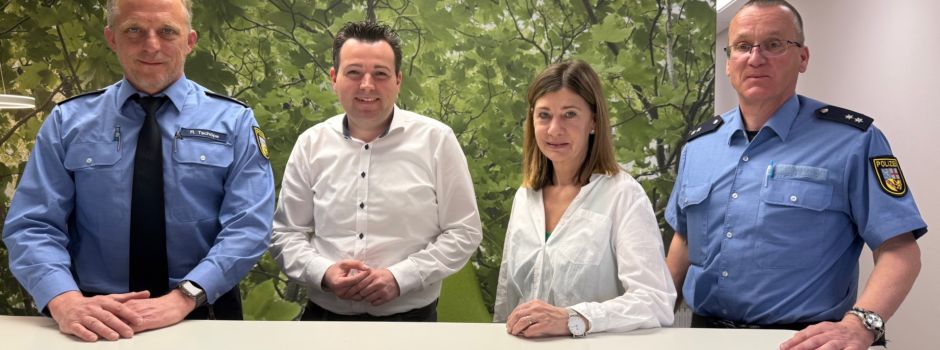 Ansprechpartner vor Ort: Die Kontaktpolizisten der Polizeiinspektion Saarlouis