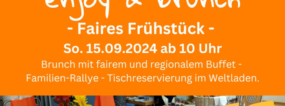 „enjoy & brunch“ - So., 15.09.2024 - 10 Uhr