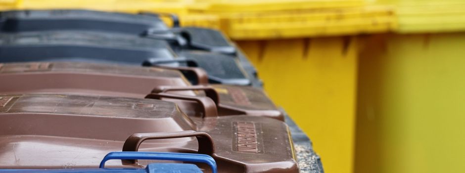 Mülltrennung auf dem Friedhof