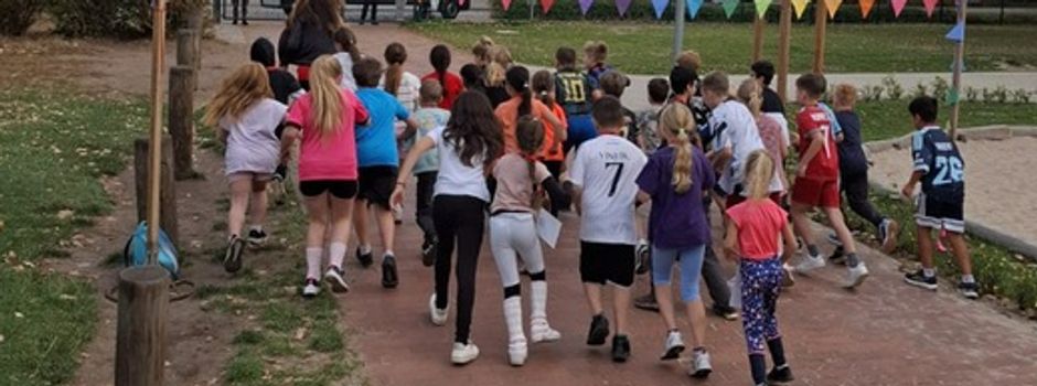 Sponsorenlauf an Schule