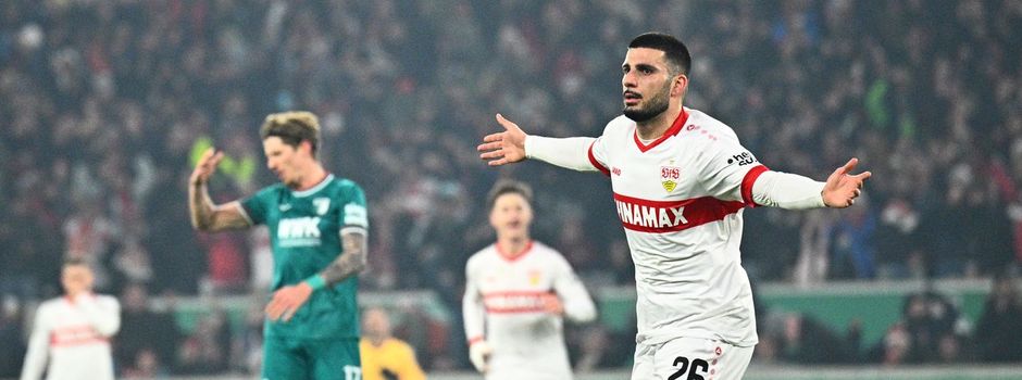 VfB Stuttgart bezwingt Augsburg und steht im Halbfinale