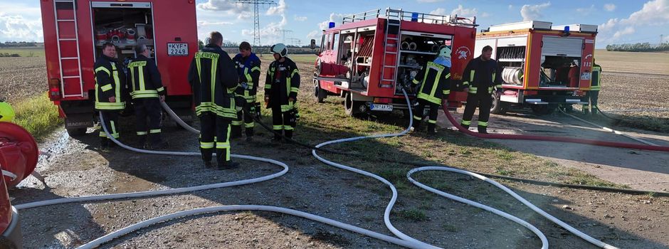 Gemeinsame Übung der Freiwilligen Feuerwehren Helbedündorfs