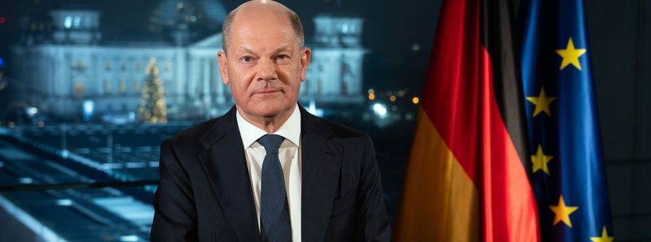 Scholz wirbt trotz Krisen für Zuversicht 2025