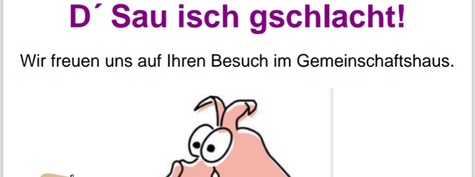 Schlachtplattenfest des MGV Helmhof