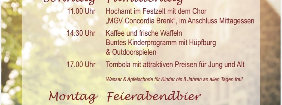 Kirmes in Rodder