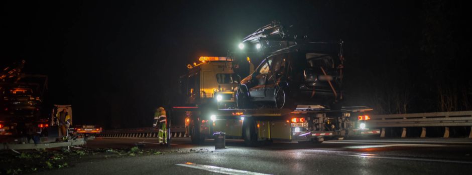 Sperrung auf A3: Schwerer Verkehrsunfall
