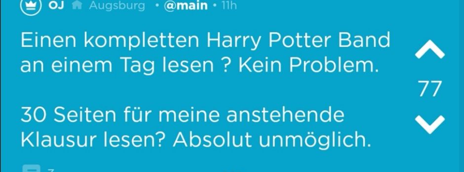 Große Gedichte und große Erkenntnisse: Eure Top-Jodel der Woche