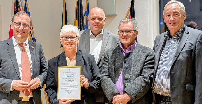 Ehrenbrief des Landkreises: Auszeichnung für Christa und Rüdiger Möller