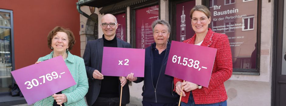 Perlachturm-Sanierung: Erfolgreiche Spendenaktion als „kräftiger Impuls“