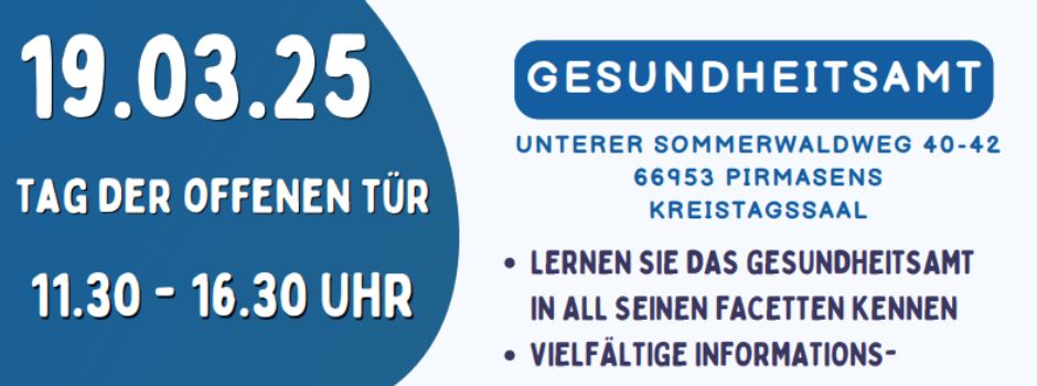 Tag der offenen Tür beim Gesundheitsamt Südwestpfalz