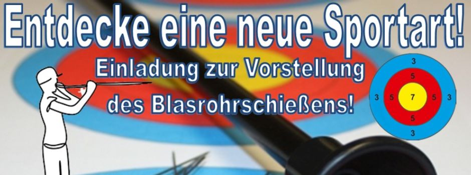Vorstellung des Blasrohr-Schießen in Blumenthal