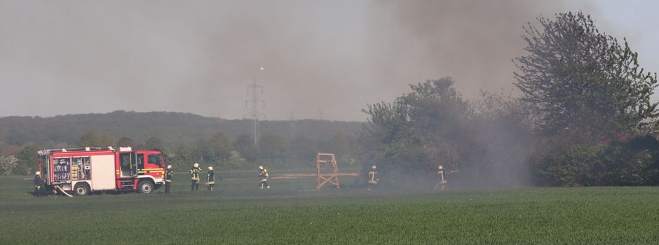 Brandstiftung in Uckendorf vermutet
