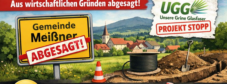 UGG bricht Glasfaser-Ausbau in Meißner ab