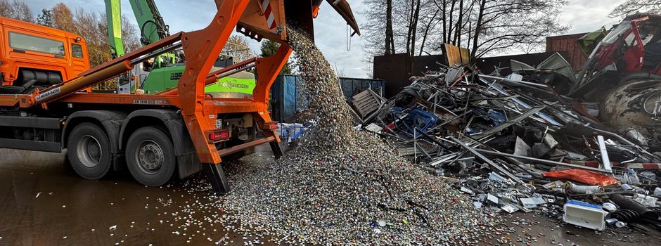 Rund 2,3 Tonnen Kronkorken für „Aktion Pfötchen“ gesammelt