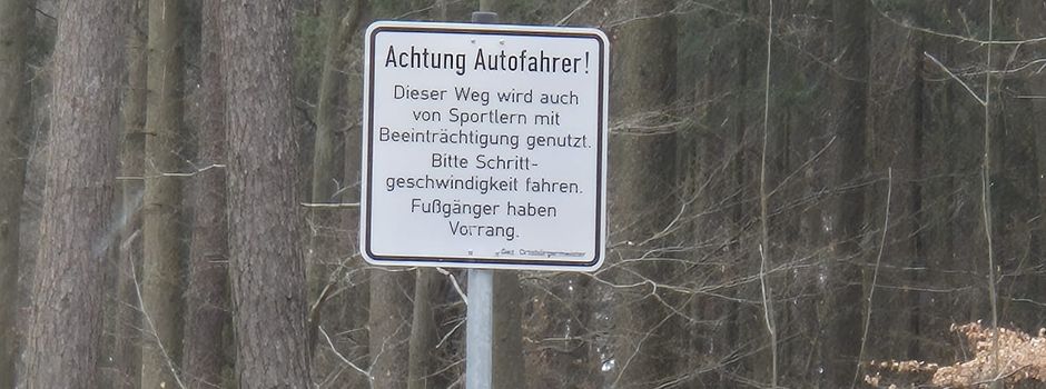 Beschilderung Sportlehrpfad Schopp