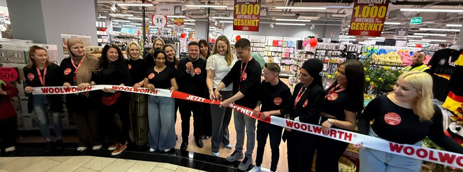 Neue Woolworth-Filiale in Wiesbaden eröffnet