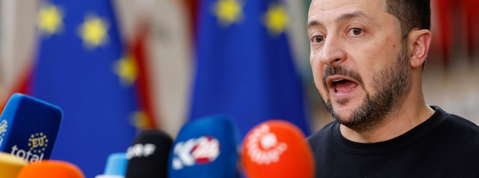 Selenskyj wirbt bei EU-Gipfel für «Frieden durch Drohungen»
