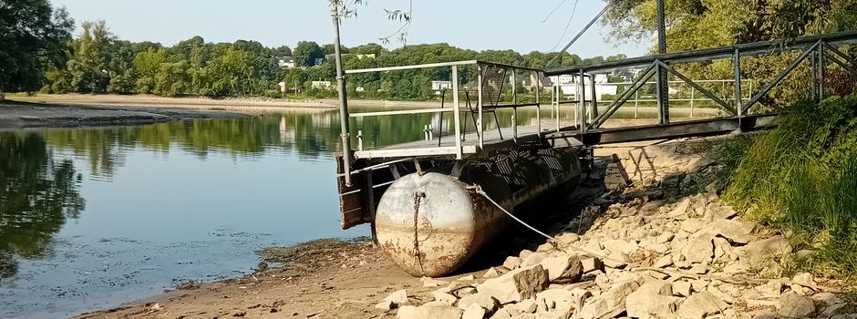 Niedrigwasser am Rhein belastet Wirtschaft in Rheinhessen