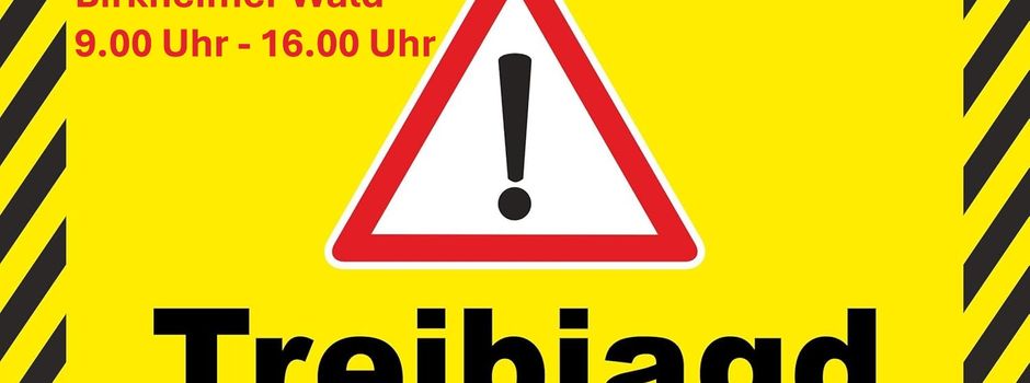 Treibjagd am 31.12.2025 im Birkheimer Wald