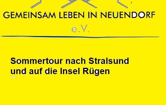 Sommertour Stralsund