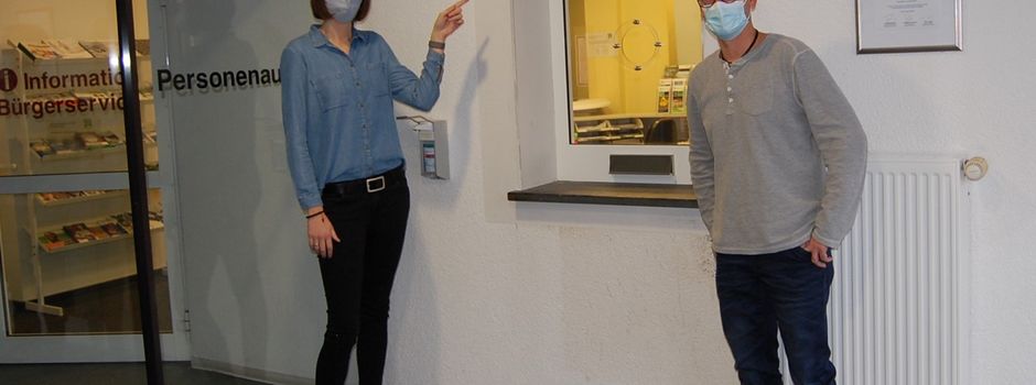 Rathaus Herzebrock-Clarholz: Bauliche Änderung im Eingangsbereich