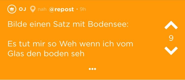 Es tut mir so weh, wenn ich vom Glas den Boden seh - die Jodel der Woche