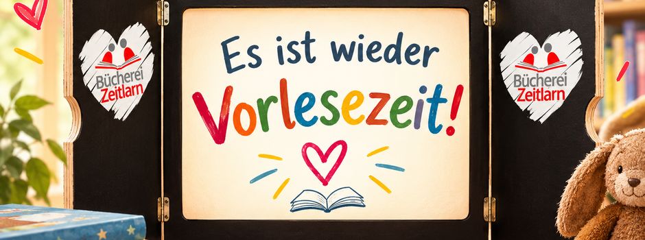 Einladung zur Vorlesezeit der Bücherei am 22. September um 17 Uhr