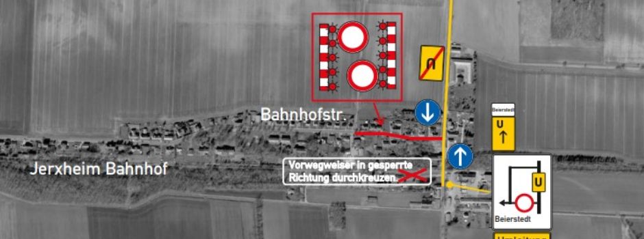 Straßensperrung Jerxheim-Bahnhof-Beierstedt L623