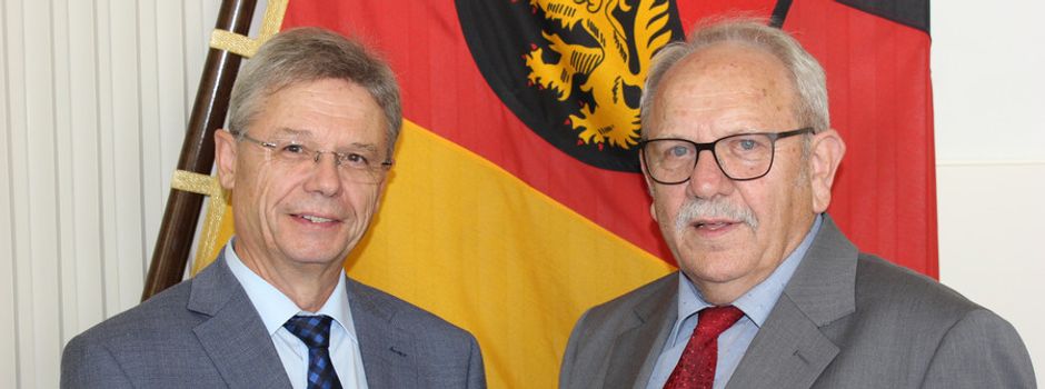 Präsident Seimetz ehrt Volker Sonneck aus Guntersblum für ehrenamtliches Engagement zur Förderung der Gemeinschaft