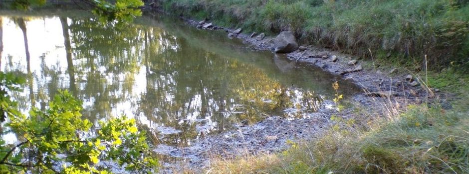 Niedriger Wasserstand
