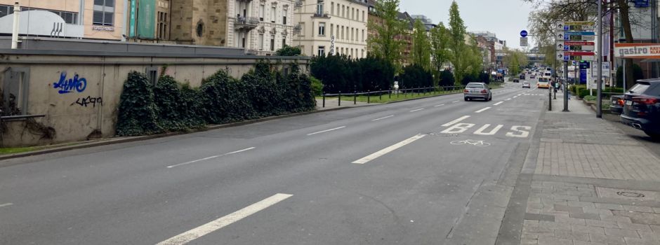Bald nur noch Tempo 40 auf vielen Wiesbadener Straßen?