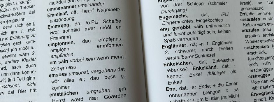 „Stänebächer platt“ Buchstabe E
