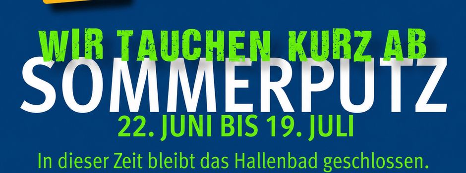 Sommerpause Hallenbad