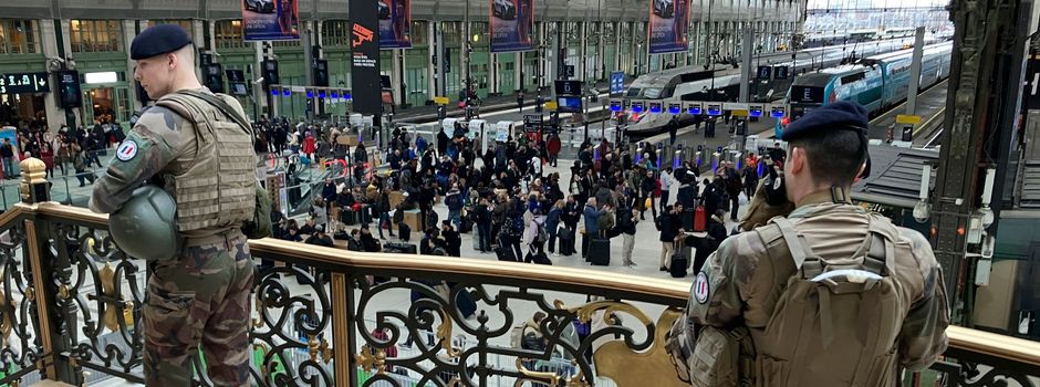 Messerangreifer verletzt drei Menschen in Pariser Bahnhof