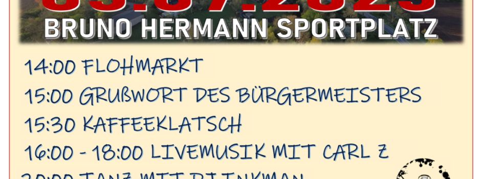 Ablauf Dorffest 2025