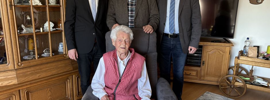 Gratulation zum 100. Geburtstag: Maria Mahlberg feierte besonderes Jubiläum