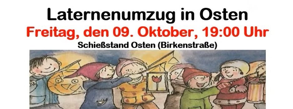 Laternelaufen vom Schützenverein Osten
